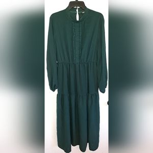 EUC Forest Green Maxi Dress